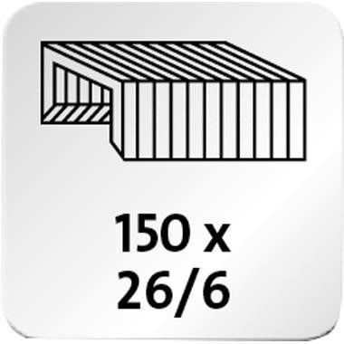 Heftgerät NOVUS C 2 24/6 26/6 fest/lösbar/nageln 25 Bl (80 g/m²) Metall/Kunststoff blau NOVUS – Ansicht 4