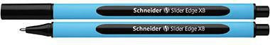 Kugelschreiber Schneider Slider Edge 07mm schwarz dokumentenecht Farbe des Schaftes: cyan/schwarz SCHNEIDER