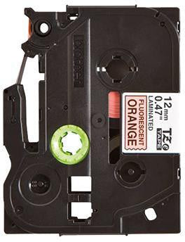 Schriftbandkassette Brother P-touch TZe-B31 12 mm x 5 m (B x L) signalorange schwarz BROTHER