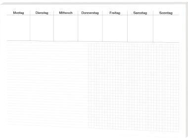 Schreibunterlage RNK Verlag Office 60 x 42 cm (B x H) ohne Folienauflage Papier weiß 30 Bl RNK VERLAG