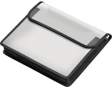 Heftbox Veloflex VELOBAG® 275 x 22 x 3 cm (B x H x T) DIN A5 quer 30mm Klettverschluss Polypropylen transparent VELOFLEX