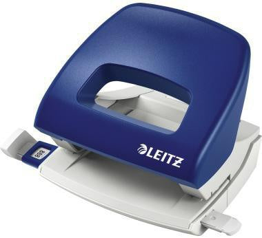 Locher Leitz NeXXt 5038 8cm 16 Bl (80 g/m²) mit Anschlagschiene blau LEITZ