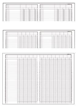 Kolonnenbuch Exacompta DIN A4 nicht selbstdurchschreibend 40 Bl EXACOMPTA