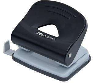 Locher Soennecken 8cm 25 Bl (80 g/m²) mit Anschlagschiene schwarz SOENNECKEN