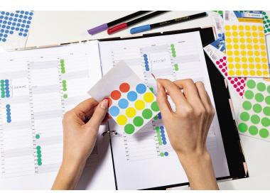 Markierungspunkt HERMA 19mm Papier gelb 1280 Etik/Pack HERMA 19mm Papier gelb 1280 Etik/Pack HERMA – Ansicht 3