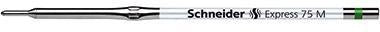 Kugelschreibermine Schneider Express 75 Schneider Kugelschreiber 05mm M grün Express 75 dokumentenecht SCHNEIDER - VPE: 10