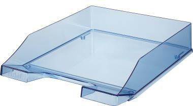 Briefablage HAN KLASSIK DIN A4 DIN C4 Polystyrol Farbe: blau transparent HAN