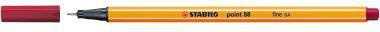 Fineliner STABILO® point 88® 04mm dunkelrot STABILO® point 88® 04mm dunkelrot STABILO
