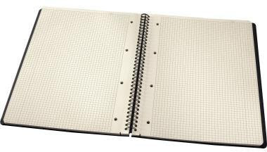 Collegeblock SIGEL Conceptum DIN A4 kariert 80g/m² Kunststoff schwarz Softwave 80 Bl SIGEL
