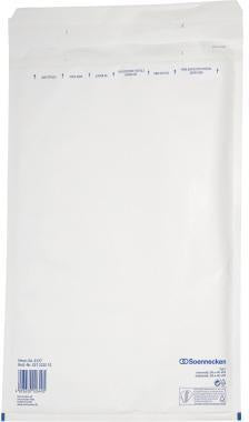 Luftpolstertasche Soennecken J/6 mit Haftklebung Kraftpapier weiß 50 St/Pack SOENNECKEN
