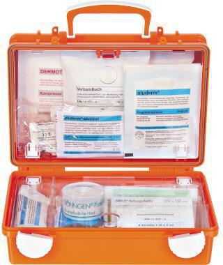 Erste Hilfe Koffür SÖHNGEN® QUICK-CD JOKER ca 26 x 17 x 17 cm (B x H x T) DIN 13157 orange SÖHNGEN