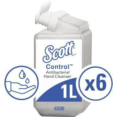 Flüssigseife Scott® ControlT neutral antibakteriell pH-Wert: 6 Ausführung des Behälters: Kartusche Material des Behälters:
