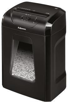 Aktenvernichter Fellowes® Powershred® 12C P-4 Papier Heftklammern Büroklammern Kreditkarten Partikelschnitt 12 Bl (70 g/m²)
