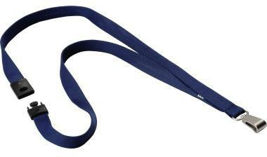 Textilband DURABLE SOFT COLOUR DURABLE Ausweißhalter 15 x 44 cm (B x L) Sicherheitsverschluss Karabinerhaken nachtblau 10