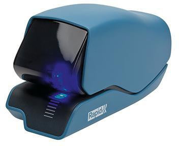 Elektroheftgerät Rapid R5025e Flachheftung 25 Bl (80 g/m²) Kassette 5020 Kunststoff blau RAPID