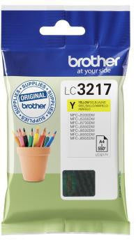 Tintenpatrone Brother Originalzubehör LC-3217Y ca 550 Seiten gelb BROTHER