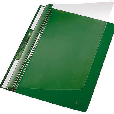 Schnellhefter Leitz DIN A4 80g/m² PVC-Hartfolie grün Leitz DIN A4 80g/m² PVC-Hartfolie grün LEITZ