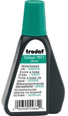 Stempelfarbe trodat® Colour 7011 Handstempelkissen grün 28ml TRODAT