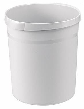Papierkorb HAN GRIP 312 x 35 cm (D x H) 18l Polypropylen Farbe: lichtgrau 1 Sortierfach HAN