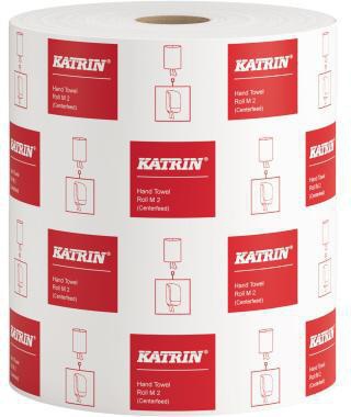 Handtuchrolle Katrin M2 205 cm x 150 m (B x L) Tissue weiß 6 Rl/Pack KATRIN