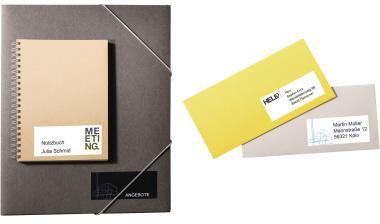 Universaletikett Avery Zweckform ultragrip 485 x 254 mm (B x H) nicht wieder ablösbar Papier weiß 8800 E – Ansicht 4