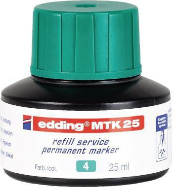 Nachfülltinte Marker edding MTK25 Flasche grün 25ml edding MTK25 Flasche grün 25ml EDDING