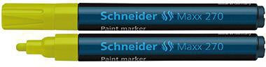 Lackmarker Schneider Maxx 270 1-3mm gelb Schneider Maxx 270 1-3mm gelb SCHNEIDER