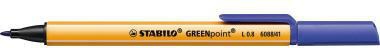 Fasermaler STABILO® GREENpoint® 08mm blau nicht auswaschbar STABILO