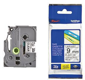Schriftbandkassette Brother P-touch TZe-121 9 mm x 8 m (B x L) transparent schwarz BROTHER