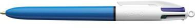 Mehrfarbkugelschreiber BIC® 4 Colours® Original 04mm rot blau grün schwarz Refill 4 colours Druckmechanik BIC