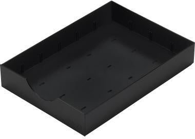 Schublade styro styrodoc 23 x 53 x 32 cm (B x H x T) geschlossen inkl 1 Längststeg 2 Querstege Polystyrol schwarz STYRO