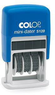 Datumstempel COLOP® mini-dater S120 19 x 4 mm (B x H) 1 Druckzeile schwarz COLOP