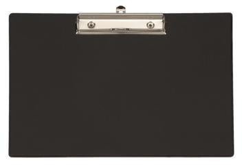Klemmbrett MAUL 32 x 23 cm (B x H) DIN A4 quer Karton Folienüberzug schwarz MAUL