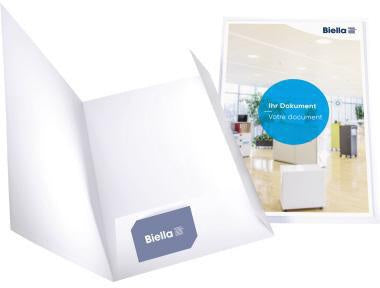 Präsentationsmappe Biella Pearl 1 DIN A4 Karton weiß Biella Pearl 1 DIN A4 Karton weiß BIELLA