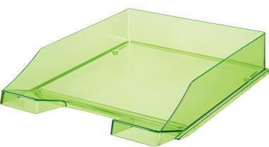 Briefablage HAN KLASSIK DIN A4 DIN C4 Polystyrol Farbe: grün transparent HAN