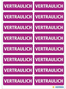 Hinweißetikett HERMA HOME 40 x 12 mm (B x H) Papier lila 320 Etik/Pack HERMA