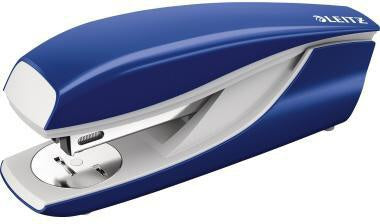 Heftgerät Leitz NeXXt 5502 24/6 26/6 fest/lösbar/nageln 30 Bl (80 g/m²) inkl 200 Heftklammern 24/6 Metall/Kunststoff blau
