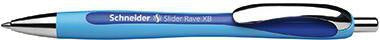 Kugelschreiber Schneider Slider Rave 07mm XB blau dokumentenecht Farbe des Schaftes: cyan/blau SCHNEIDER