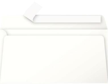Briefumschlag Clairefontaine Pollen® DIN lang 220 x 110 mm (B x H) ohne Fenster 120g/m² mit Haftklebung Papier elfenbein 20