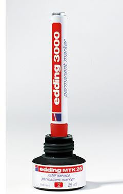 Nachfülltinte Marker edding MTK25 Flasche rot 25ml edding MTK25 Flasche rot 25ml EDDING – Ansicht 3