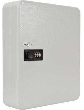 Schlüsselschrank WEDO® 243 x 30 x 94 cm (B x H x T) inkl Nummernstreifen Stahlblech pulverbeschichtet lichtgrau WEDO