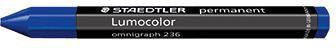 Signierkreide STAEDTLER® Lumocolor® permanent omnigraph mit Papierhülle blau STAEDTLER