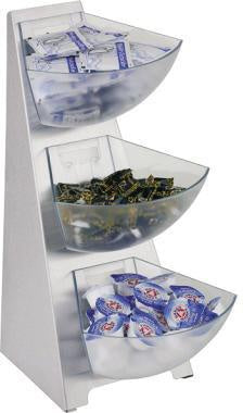 Portionsspender APS 19 x 41 x 24 cm (B x H x T) Edelstahl/Kunststoff silber/transparent APS