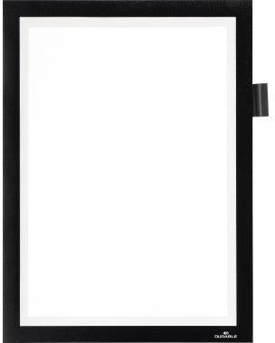 Magnetrahmen DURABLE MAGNETIC NOTE DIN A4 Polyethylen/Polypropylen schwarz DURABLE