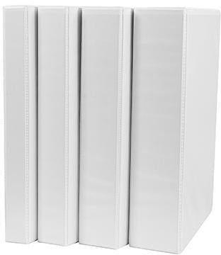 Präsentationsringbuch Soennecken 37mm DIN A4 Überbreite 4 Ringe D-Mechanik Polypropylen weiß SOENNECKEN