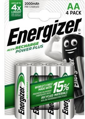 Akku Energizer® Recharge Power Plus AA/Mignon HR6 Nickel-Metallhydrid 12V 2000 mAh 4 St/Pack ENERGIZER