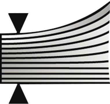 Heftgerät Rapid ECO Half Strip 24/6 26/6 Flachheftung/nageln 25 Bl (80 g/m²) Kunststoff schwarz RAPID – Ansicht 3