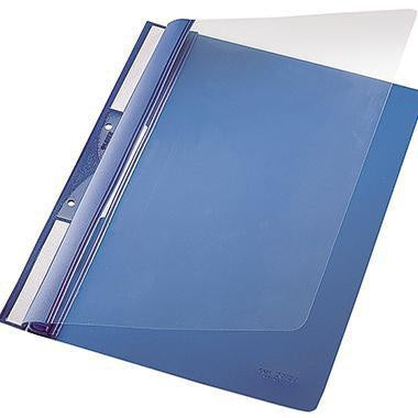 Schnellhefter Leitz DIN A4 80g/m² PVC-Hartfolie blau Leitz DIN A4 80g/m² PVC-Hartfolie blau LEITZ