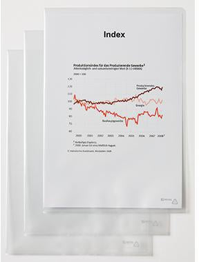 Sichthülle Hetzel DIN A4 012mm oben rechts offen nicht dokumentenecht Polypropylen glasklar glänzend 50 St/Pack HETZEL