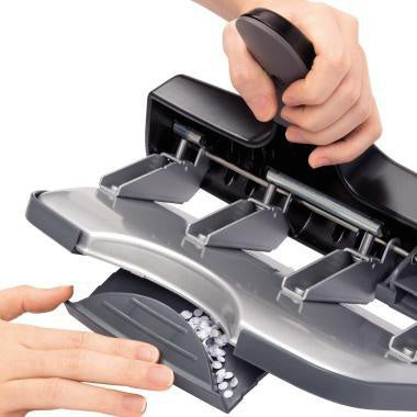 Doppellocher RAPESCO ALU-40 40 Bl (80 g/m²) mit Anschlagschiene schwarz RAPESCO – Ansicht 5